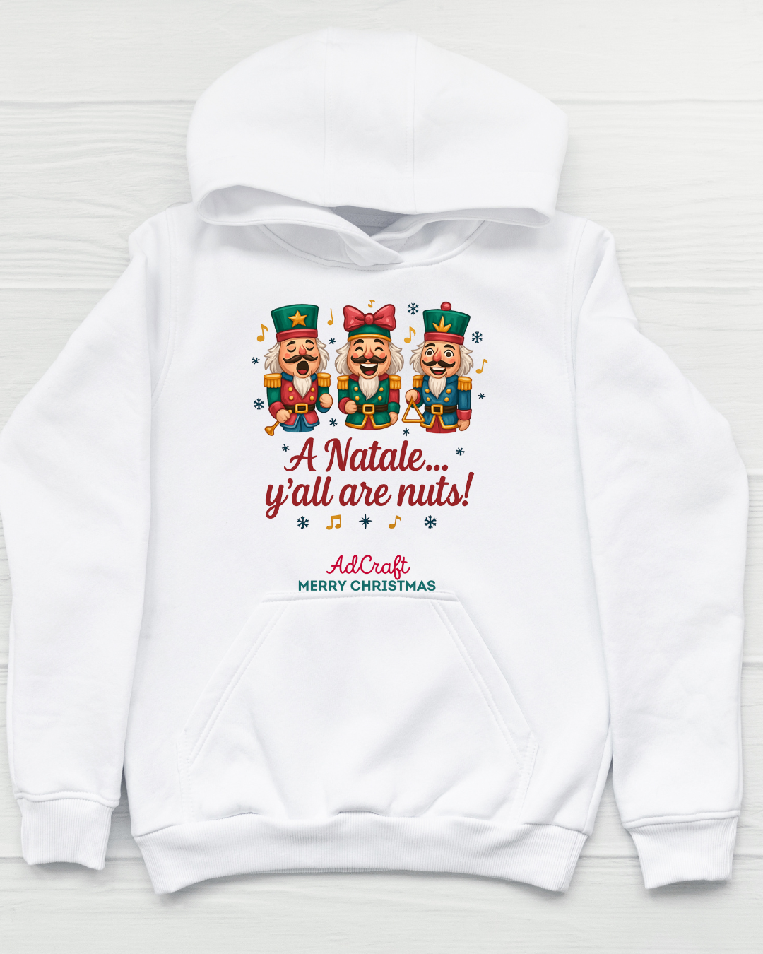 Felpa “A Natale... y’all are nuts!”– Merry Christmas by AdCraft