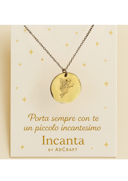 Collana “Incanta Fairies” – metallo oro, argento o oro rosa