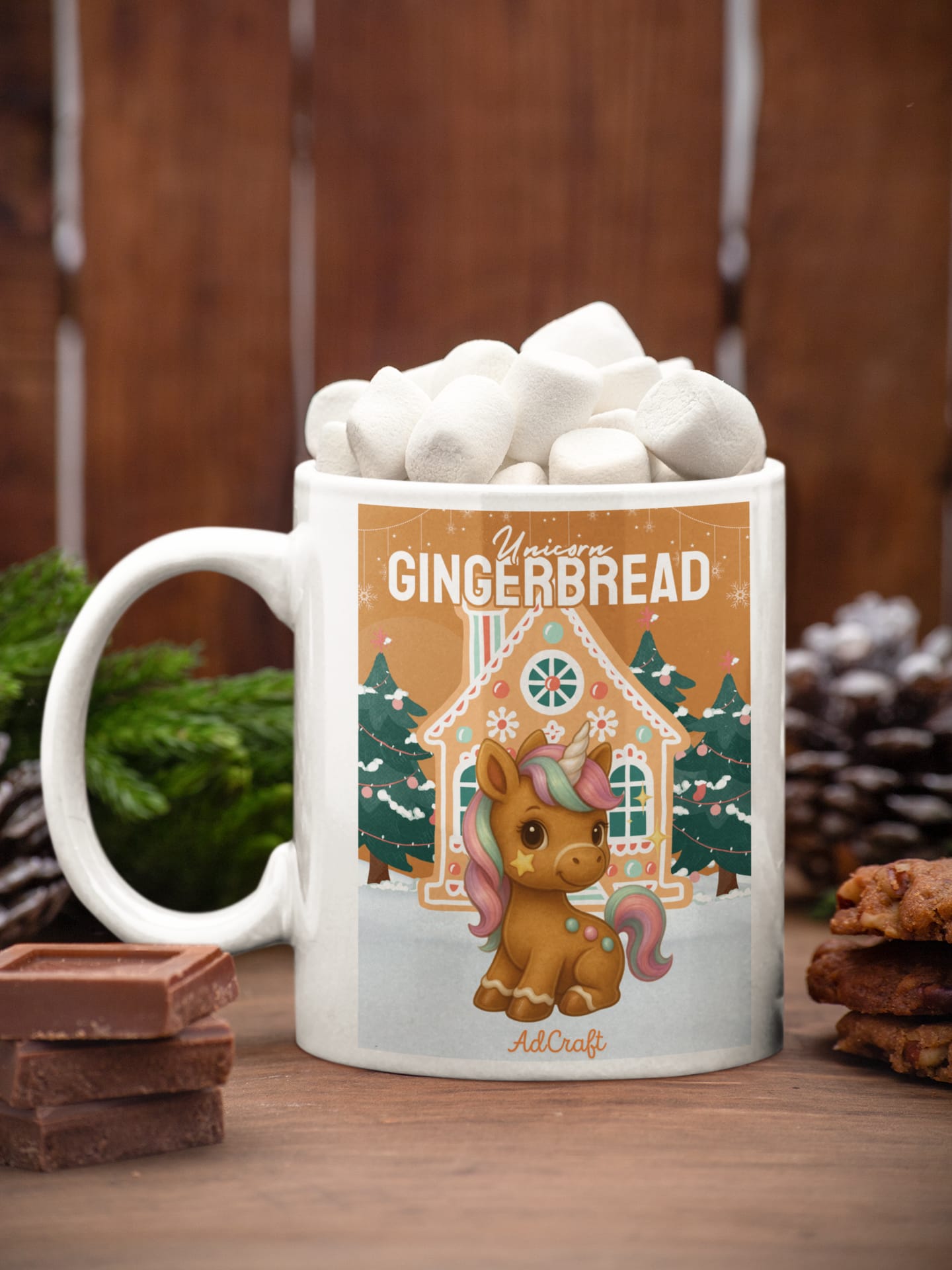 Tazza “Unicorn Gingerbread” – Natale dolce - Merry Christmas by AdCraft