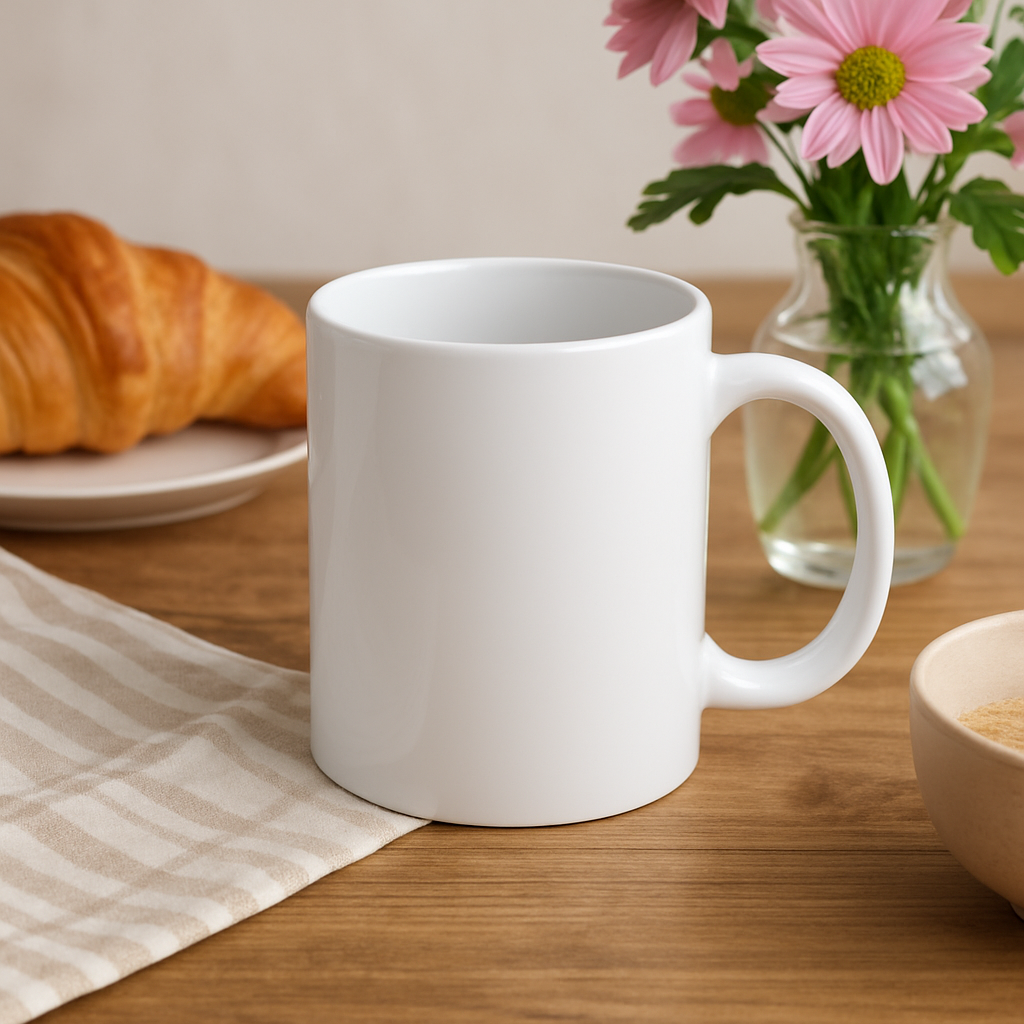 Tazza bianca personalizzabile