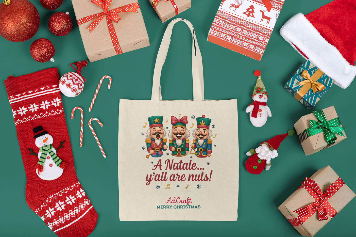 Tote Bag “Y’all Are Nuts!” – Edizione Schiaccianoci