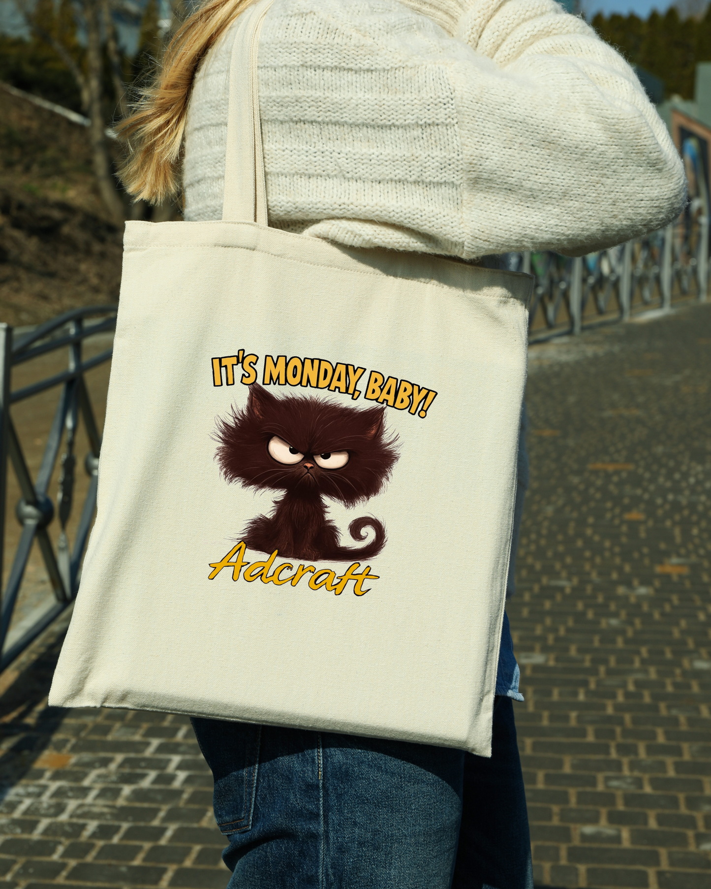 Tote Bag “It’s Monday, Baby!” – AdCraft