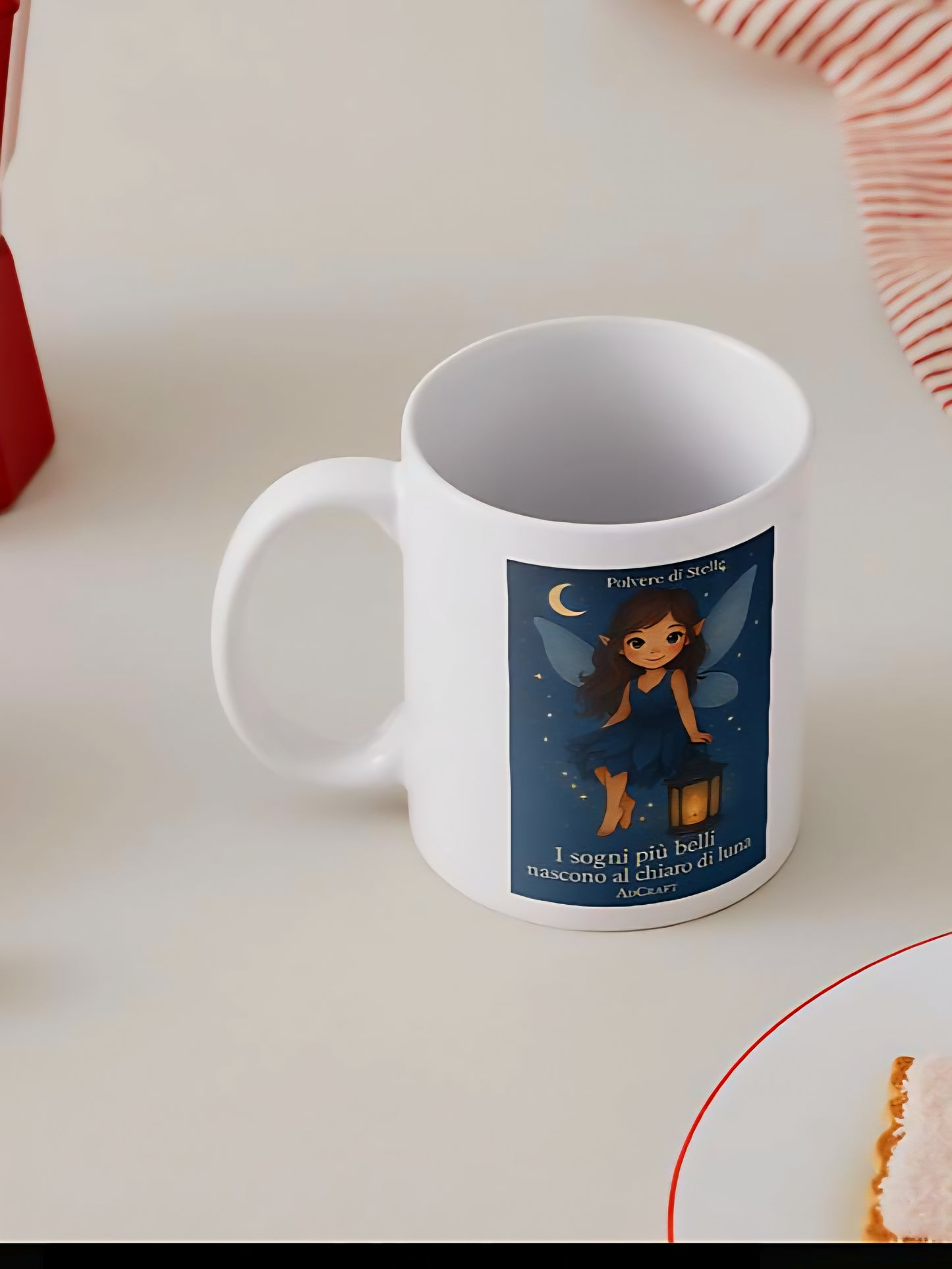Tazza “I sogni più belli nascono al chiaro di luna” – Polvere di Stelle by AdCraft