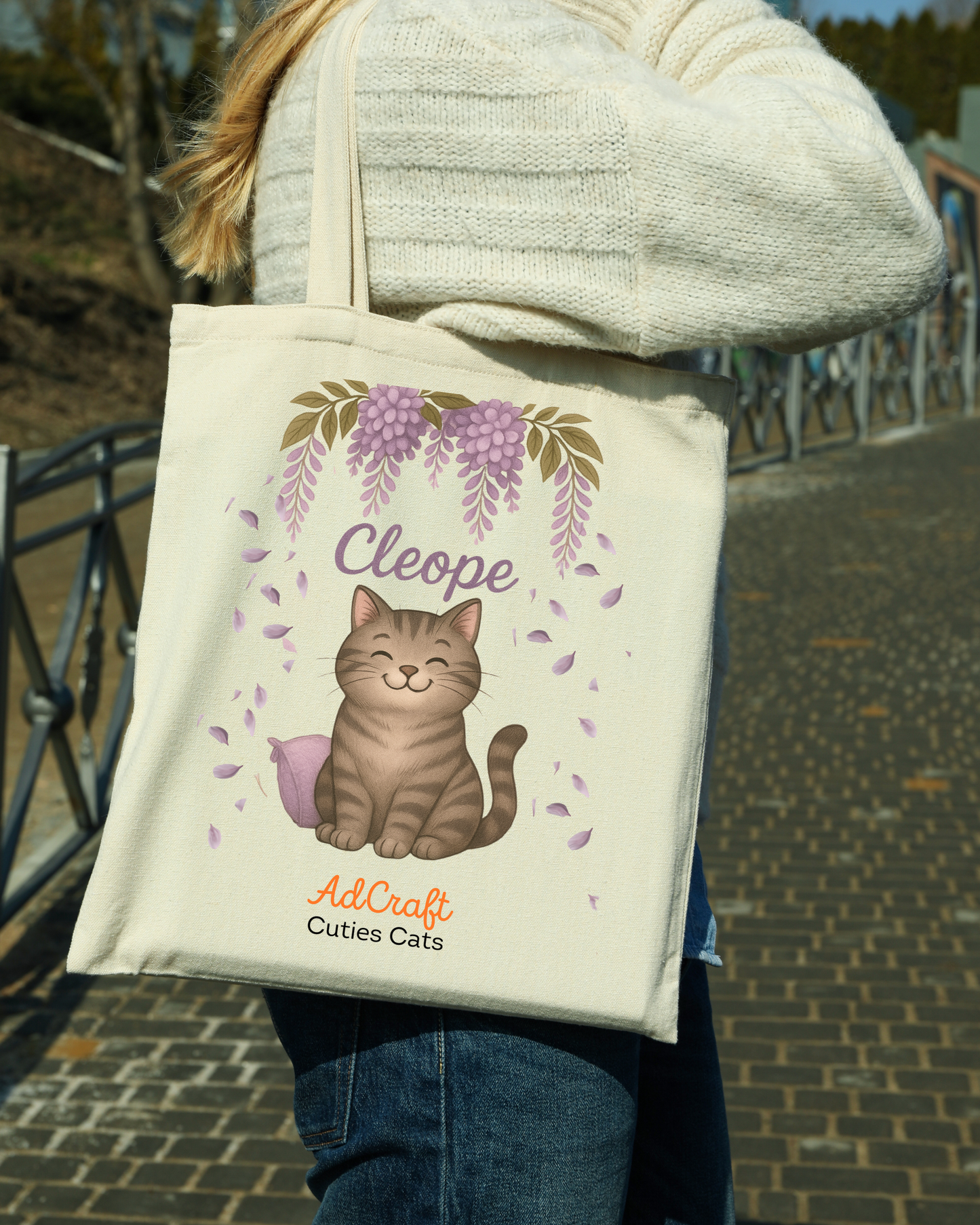 Tote Bag “Cleope” – Cuties Cats