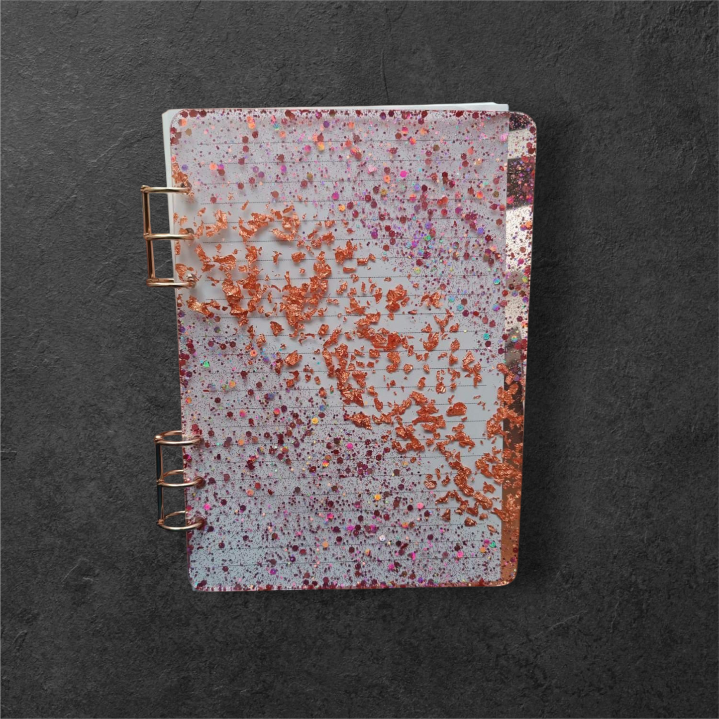 Quaderno A5 "Galaxy Glow' Polvere di Stelle by AdCraft