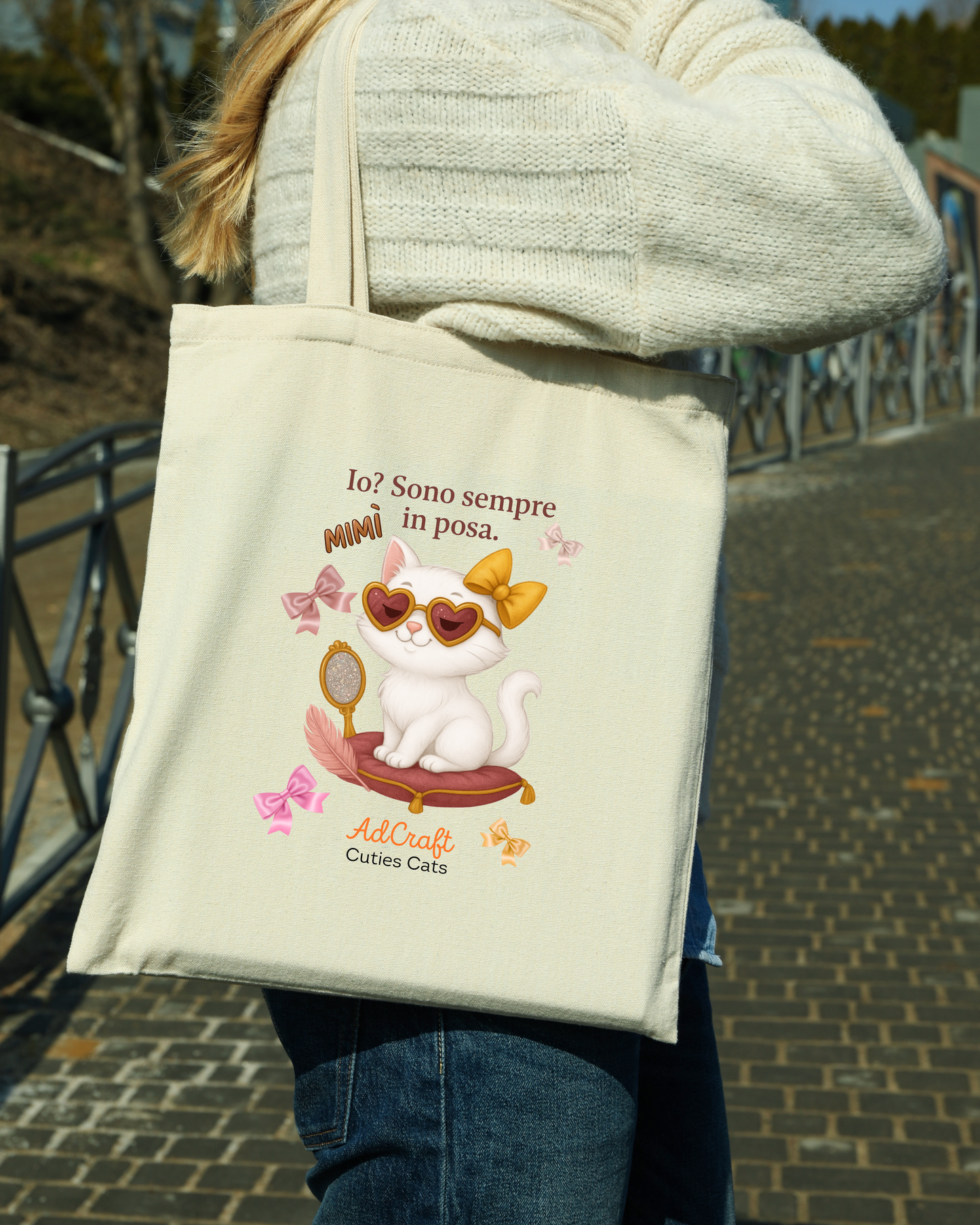 Tote Bag “Mimì” – Cuties Cats