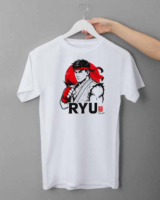 T-shirt maniche corte RYŪ la forza del guerriero