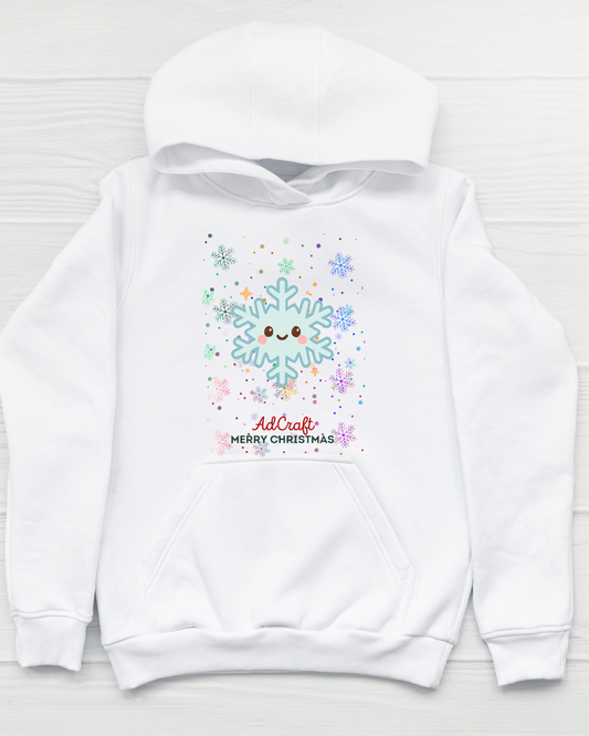 Felpa "Fiocco di Neve Felice"– Merry Christmas by AdCraft