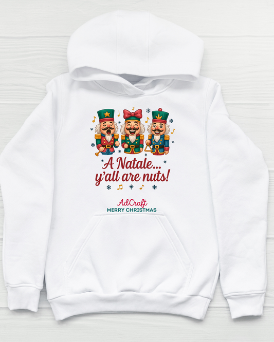 Felpa “A Natale... y’all are nuts!”– Merry Christmas by AdCraft
