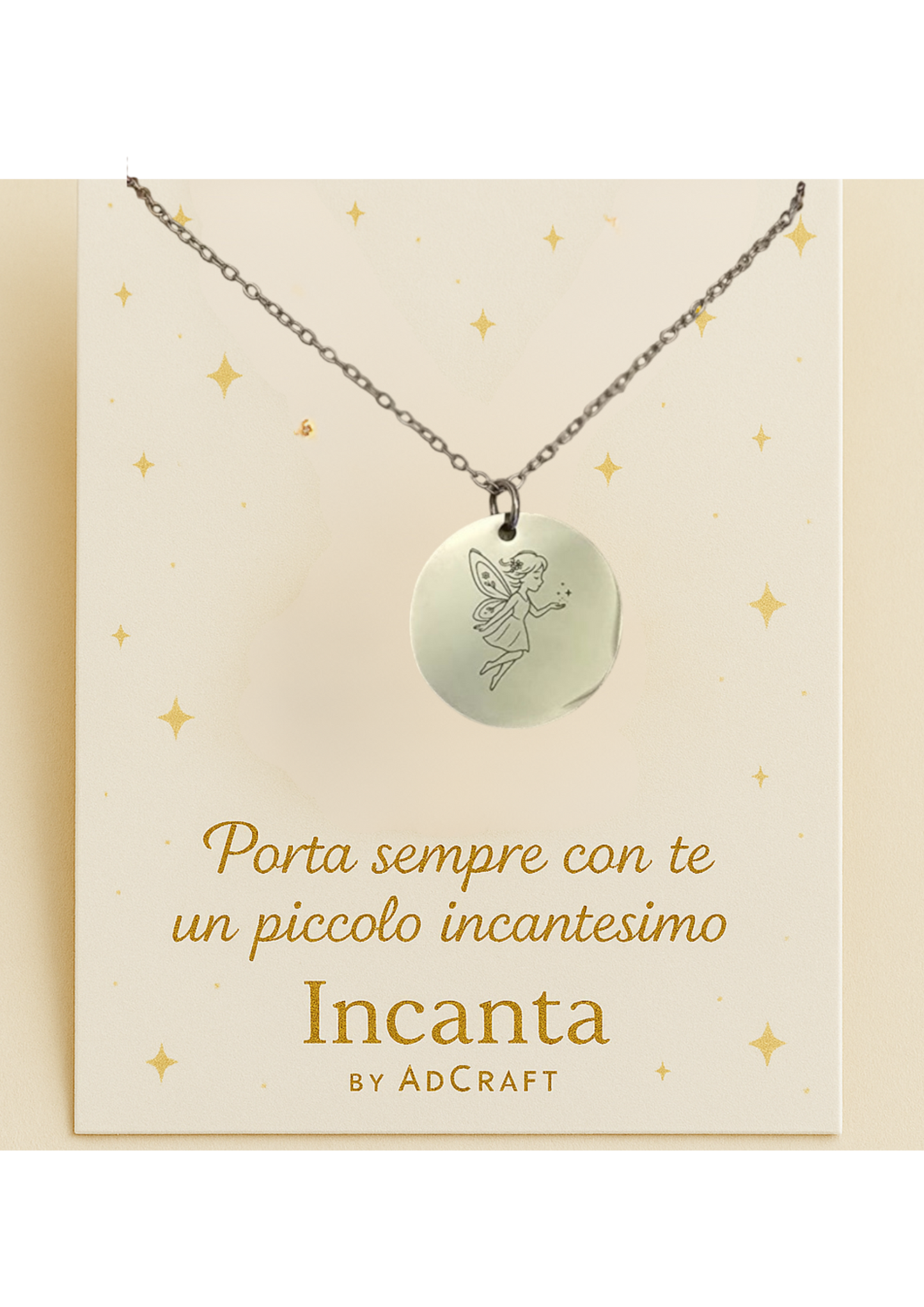 Collana “Incanta Fairies” – metallo oro, argento o oro rosa