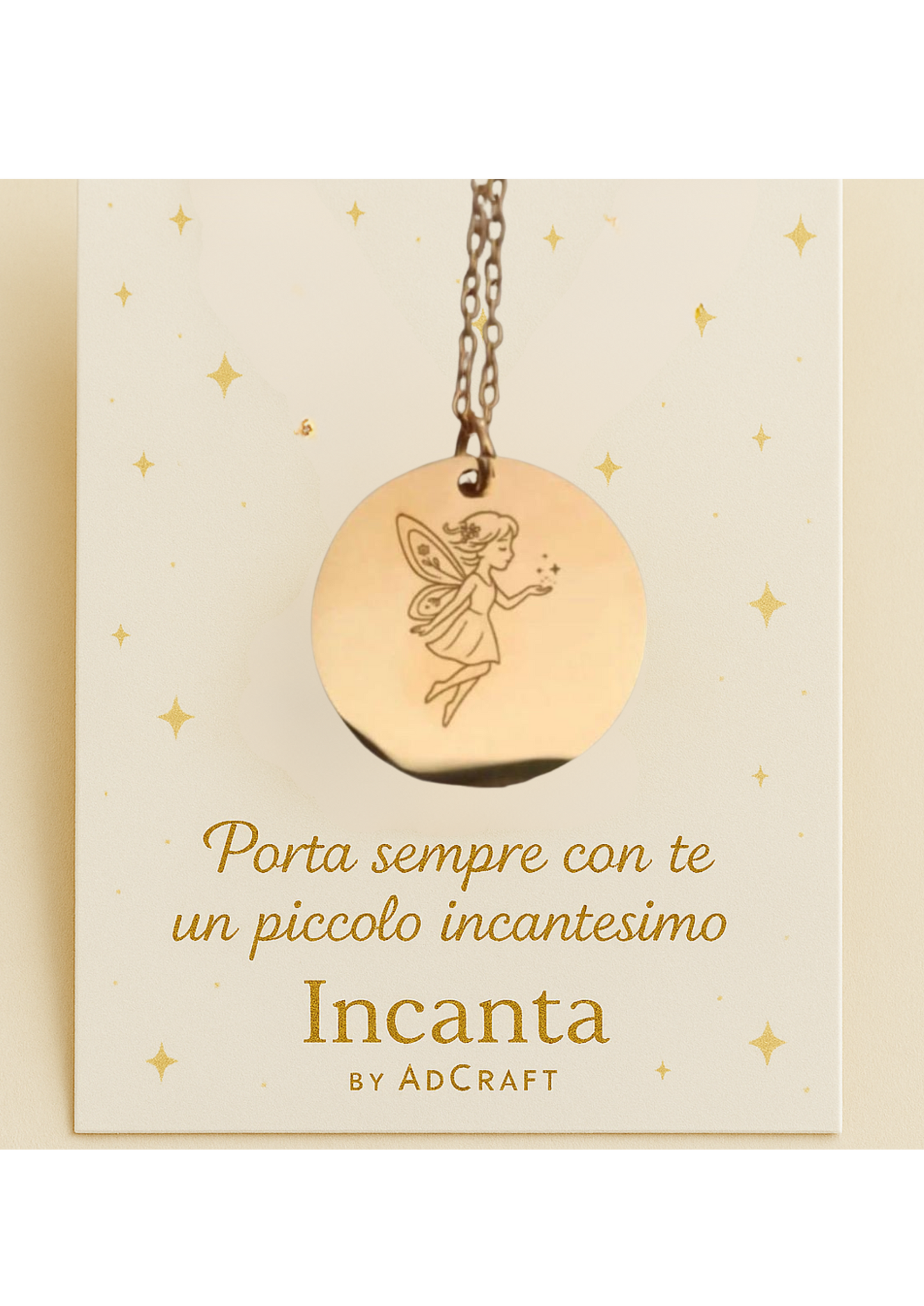 Collana “Incanta Fairies” – metallo oro, argento o oro rosa