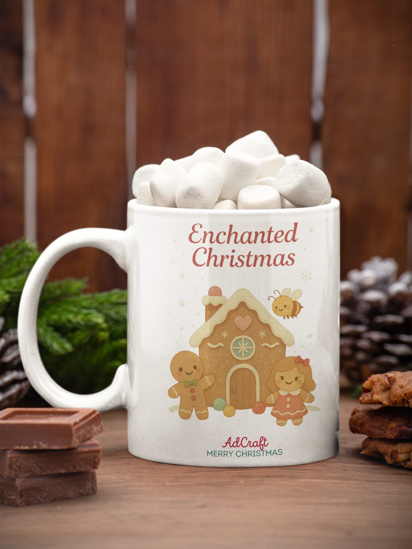 Tazza “Enchanted Christmas” – Biscottosa Magia Natalizia – Edizione Limitata AdCraft  - Merry Christmas by AdCraft