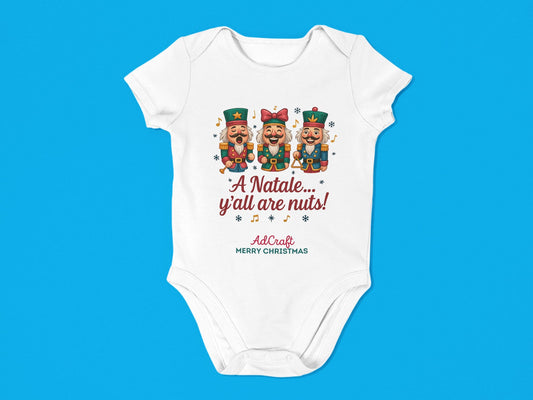 Body natalizio con Schiaccianoci – “A Natale… y’all are nuts!” - Merry Christmas by AdCraft