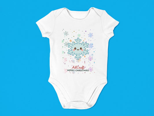 Body Natalizio –“Fiocco di Neve”– Linea Merry Christmas by AdCraft