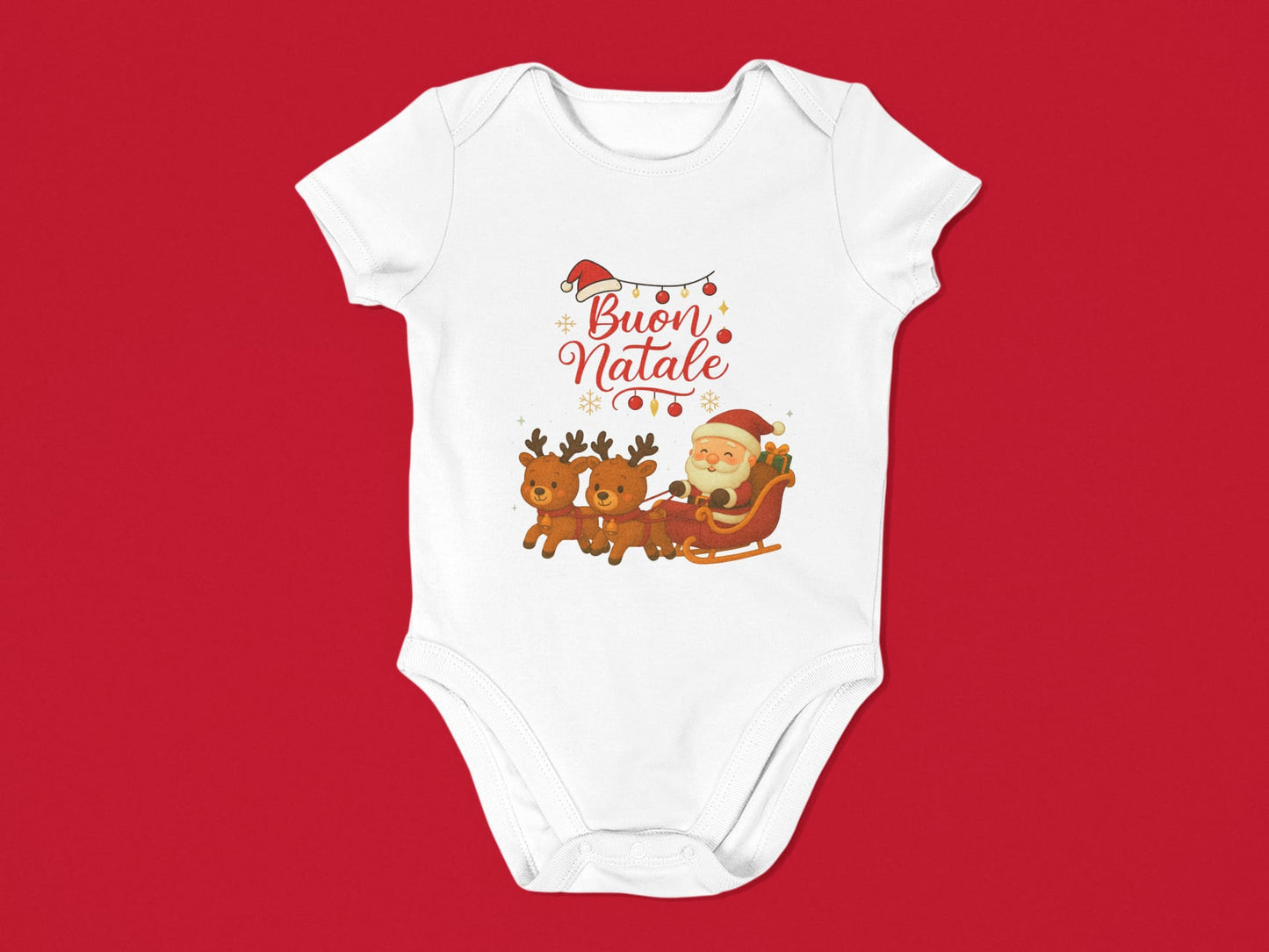 Body Natalizio – Babbo Natale– Linea Merry Christmas by AdCraft