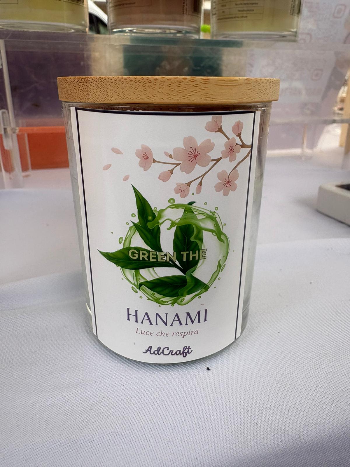 Candela “Hanami – Green Thé (Tè Verde)” | Luce che respira – AdCraft