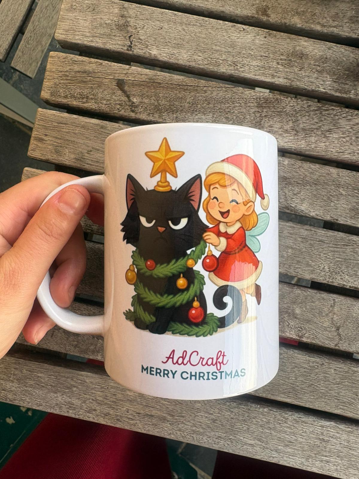 Tazza “Otello vestito da albero – con fatina pasticciona” – Merry Christmas by AdCraft