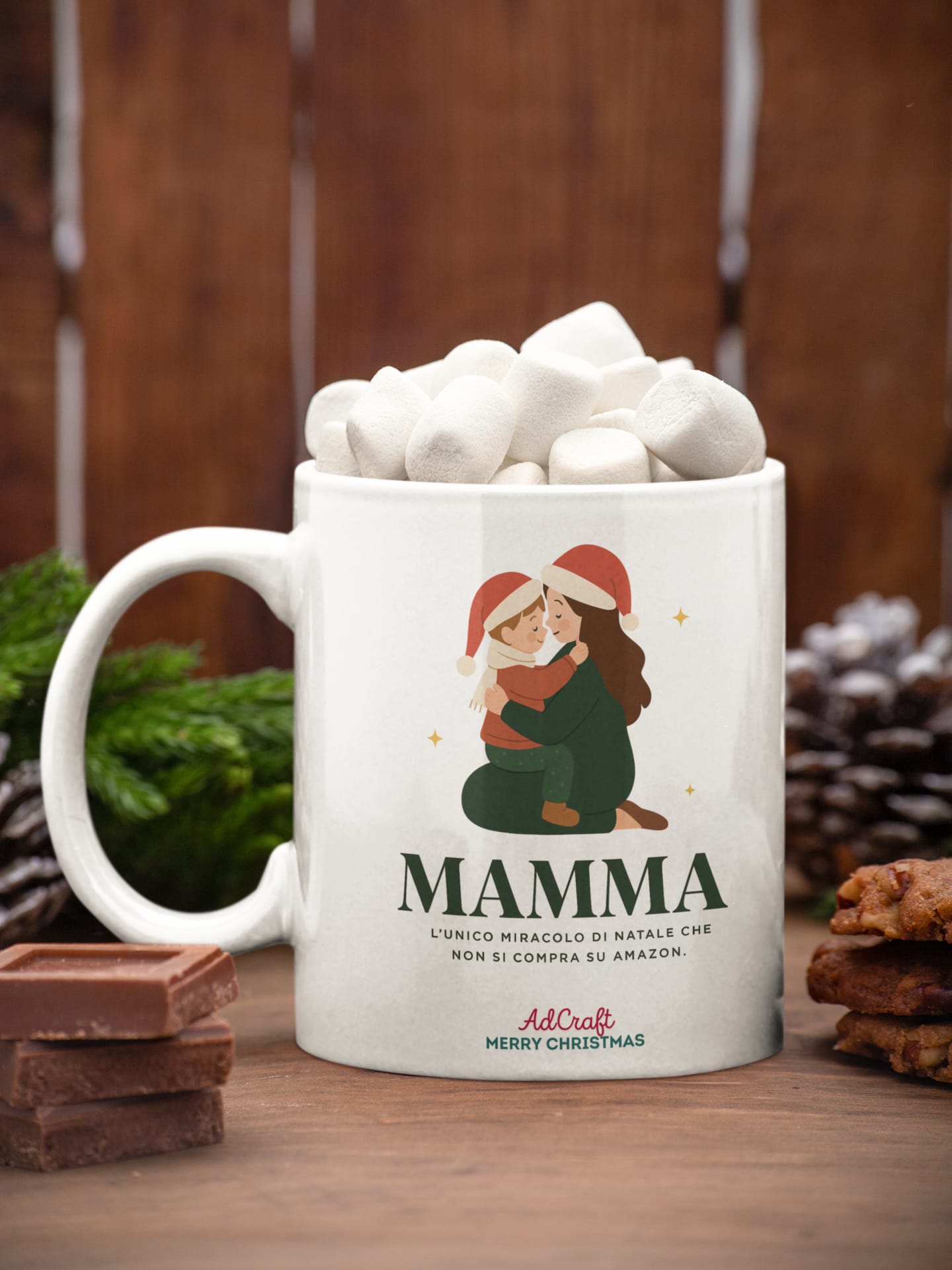 Tazza “Mamma – Il miracolo di Natale” – Merry Christmas by AdCraft