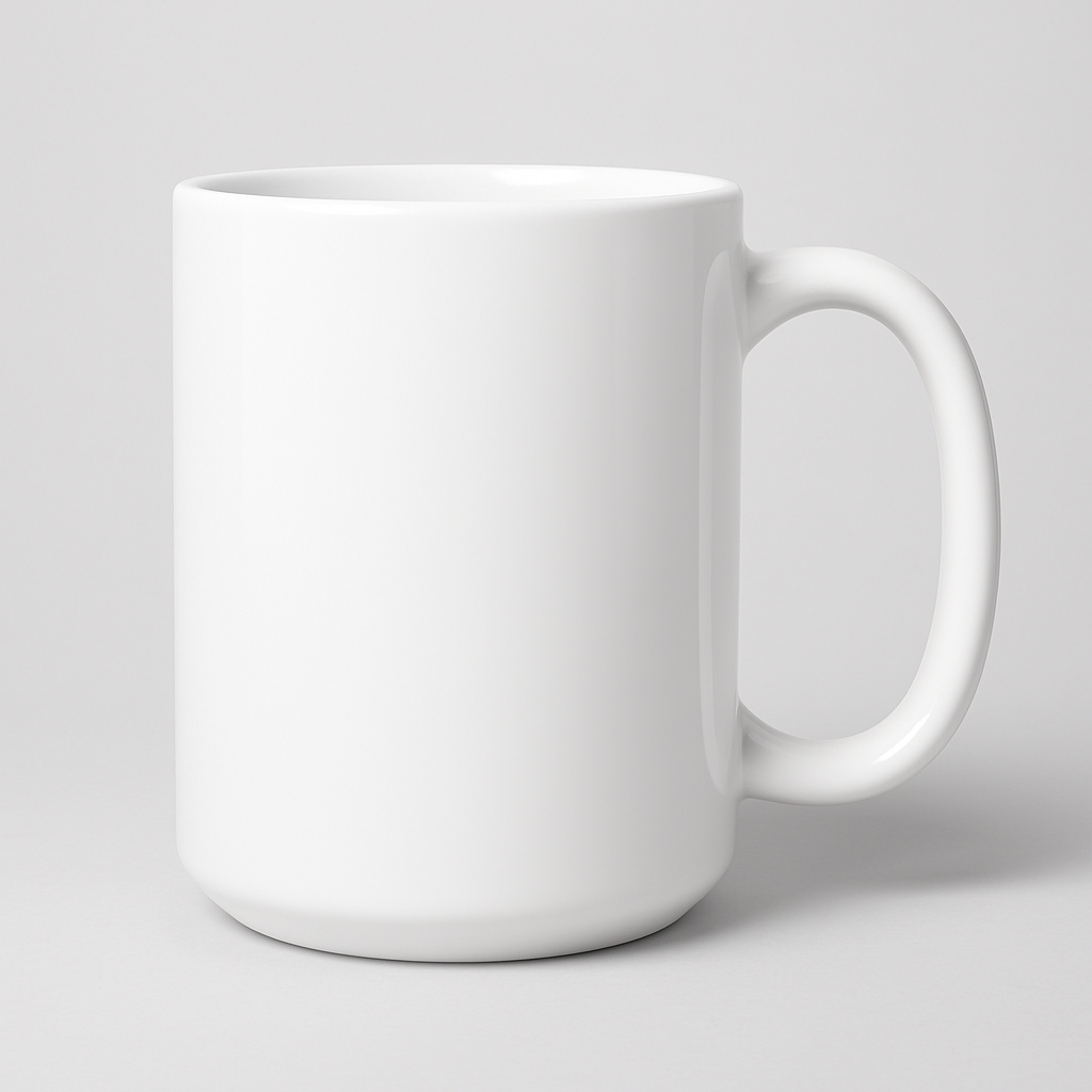 Tazza bianca personalizzabile