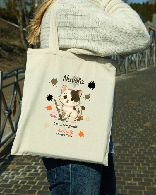 Tote bag Nuvola- Cuties Cats