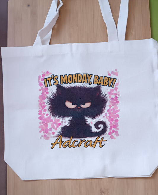 Tote bag “It’s Monday, Baby!”